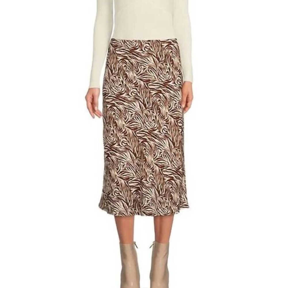 🐅 Lucy Paris Tiger Stripe Silky Skirt 🐅 - Picture 2 of 5